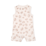 Organic Baby Short Romper - Seashells