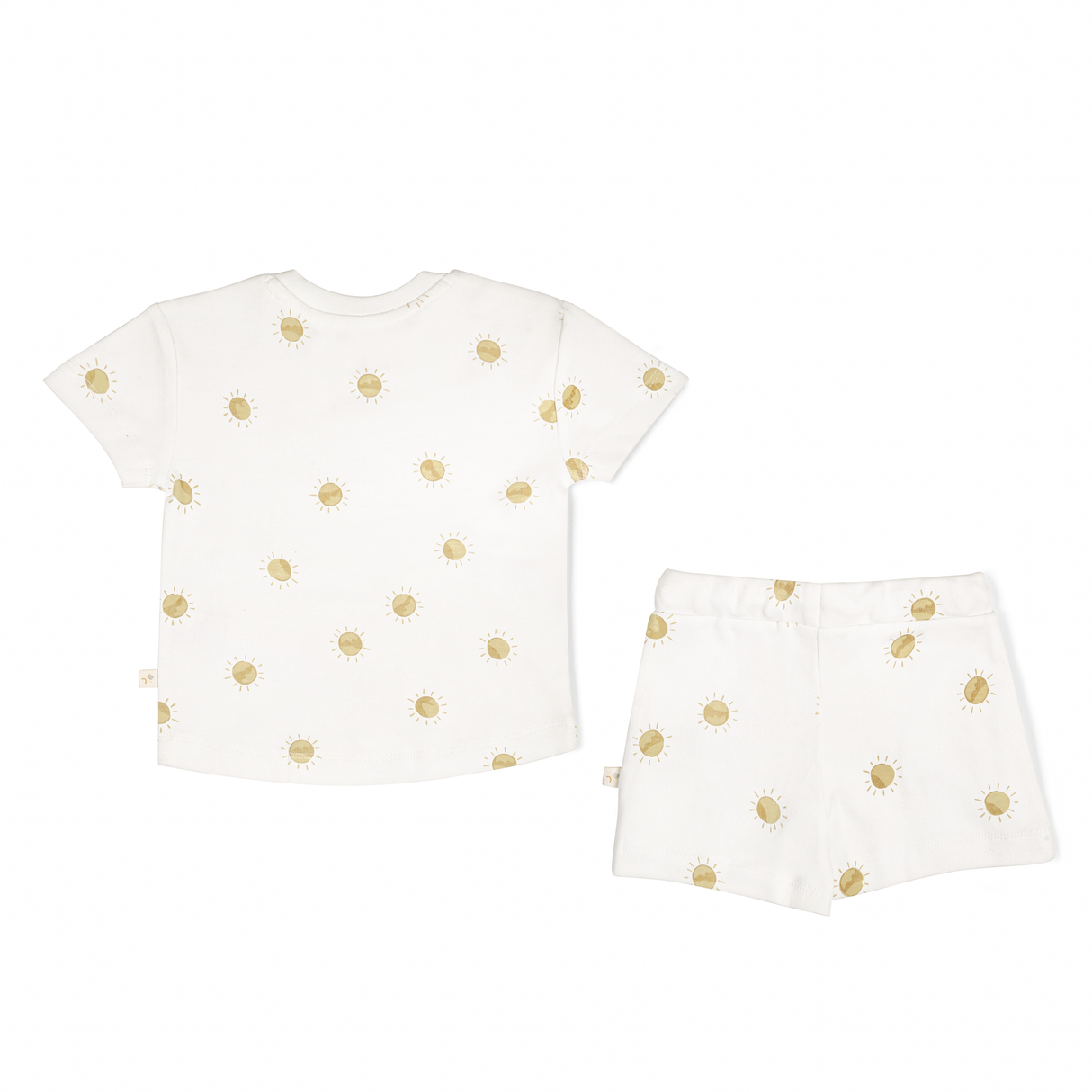 Organic Baby Toddler T-shirt and Shorts Set - Sunshine