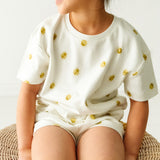 Organic Baby Toddler T-shirt and Shorts Set - Sunshine