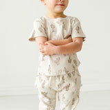 Organic Baby Toddler Harem Pants - Cactus