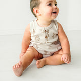 Organic Baby Bubble Onesie - Cactus