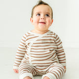 Organic Baby Toddler Harem Pants - Stripes