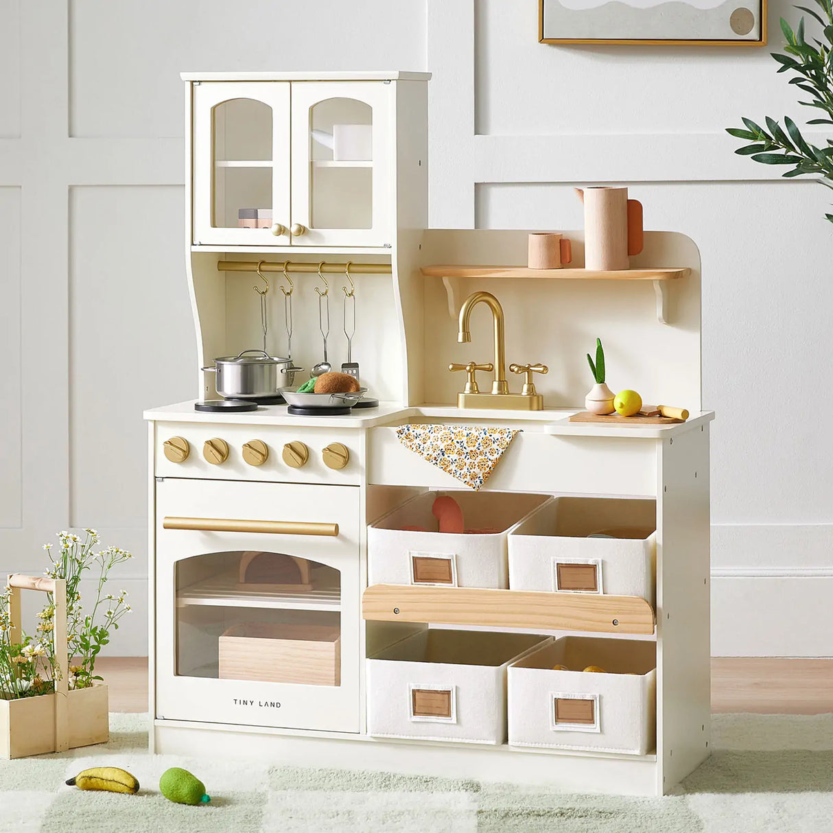 Tiny Land® Serenity Play Kitchen - Cream