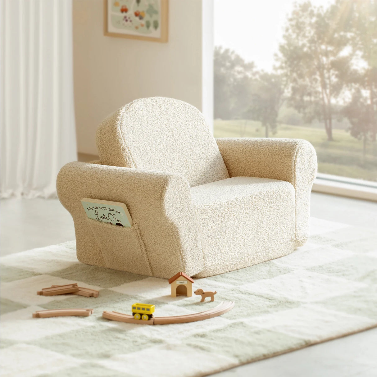 Tiny Land® Afternoon Couch - Cream Kids Chair