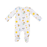 2 Way Zipper Footie - Baby Solar System - HoneyBug 