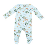 2 Way Zipper Footie - Farm Friends - HoneyBug 