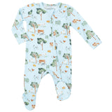 2 Way Zipper Footie - Farm Friends - HoneyBug 