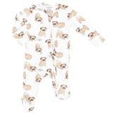 2 Way Zipper Footie - Pugs - HoneyBug 