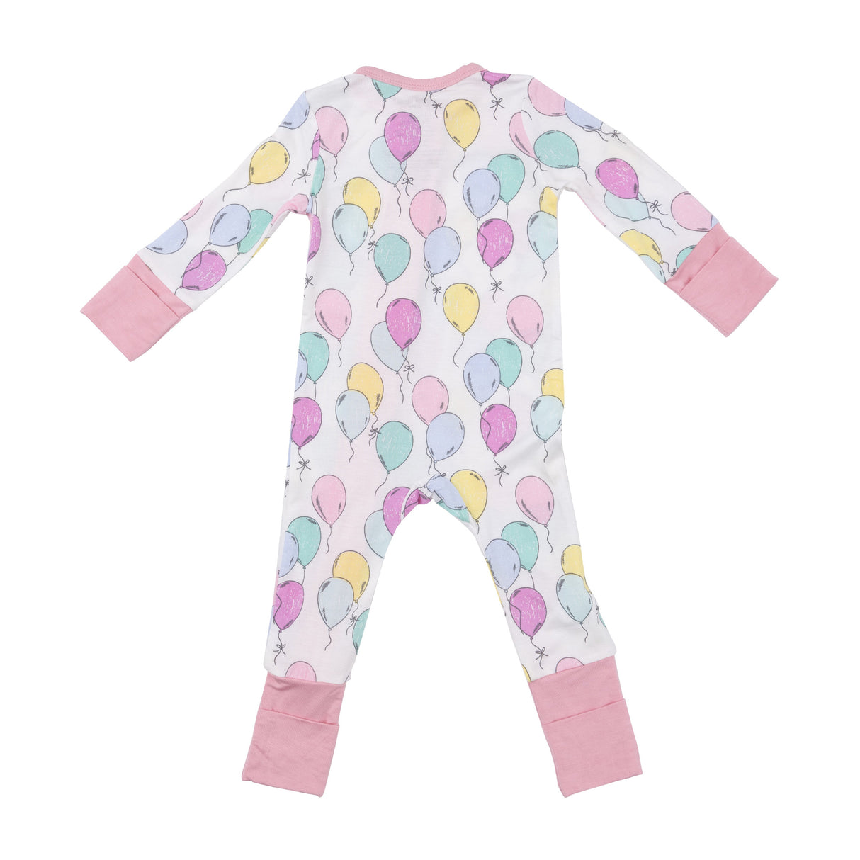 2 Way Zipper Romper - Balloons - HoneyBug 