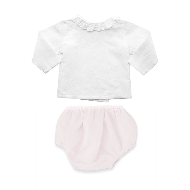 Gift set | blossom pink bloomer and blouse - HoneyBug 