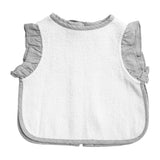 Apron Bib | Husk Grey Ruffle