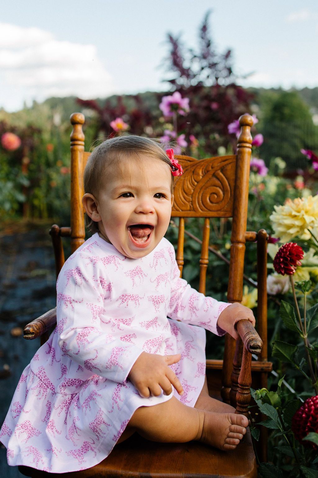 Pink Cheetah Swing Dress