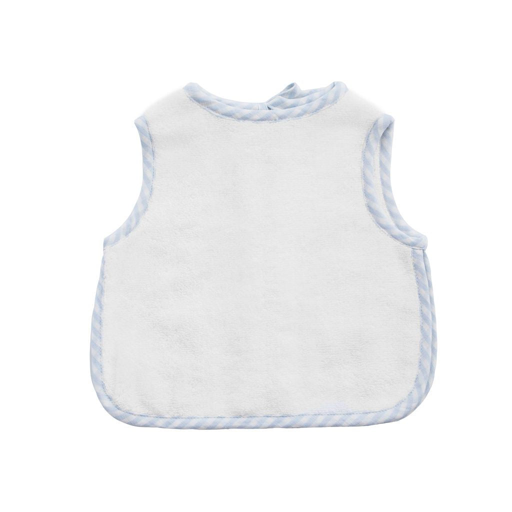 Apron Bib | Pale Blue Gingham