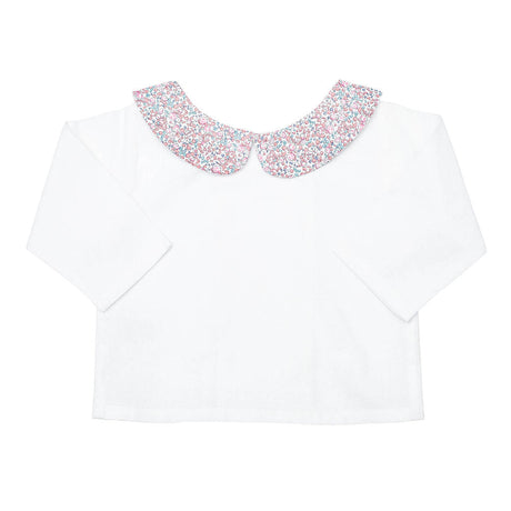 Double button blouse  | Liberty 'Eloise' Pink - HoneyBug 