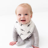 Orca & Blue Dash Bib Set - HoneyBug 