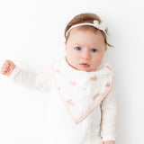 Bunny & Pink Wave Bib Set