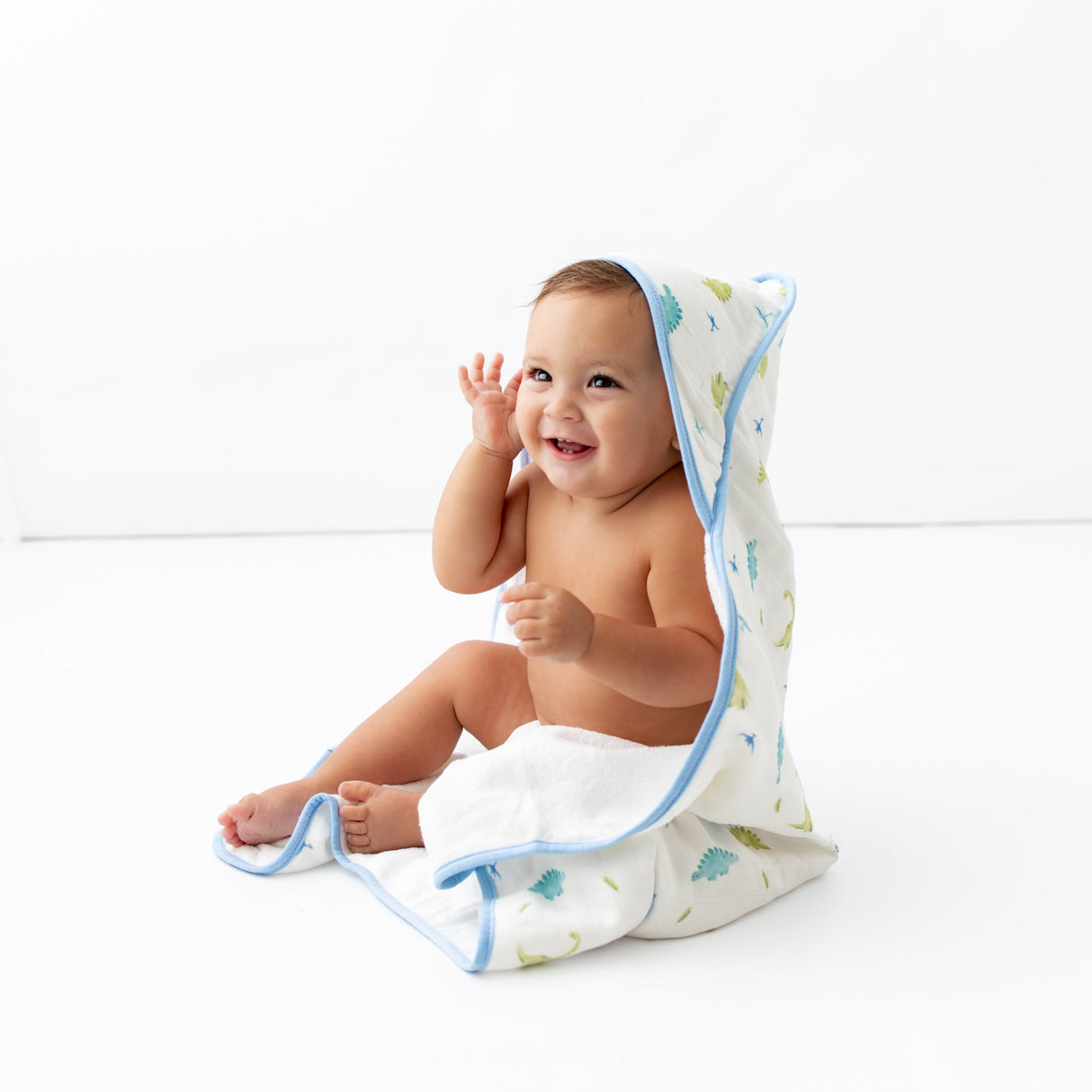 Dinosaur Hooded Towel Set - HoneyBug 