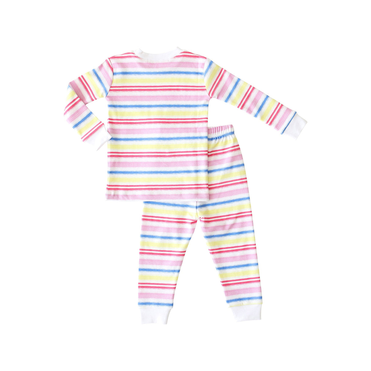 Rainbow Stripe 2-piece Pajama