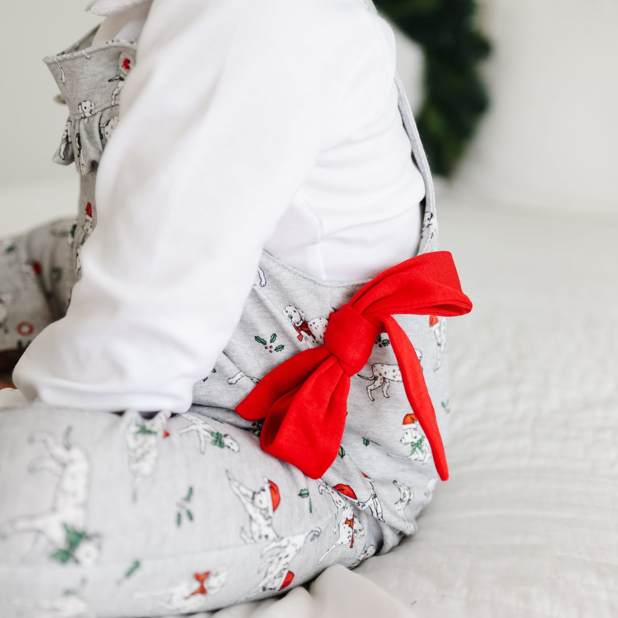 Holiday Dalmatian Romper