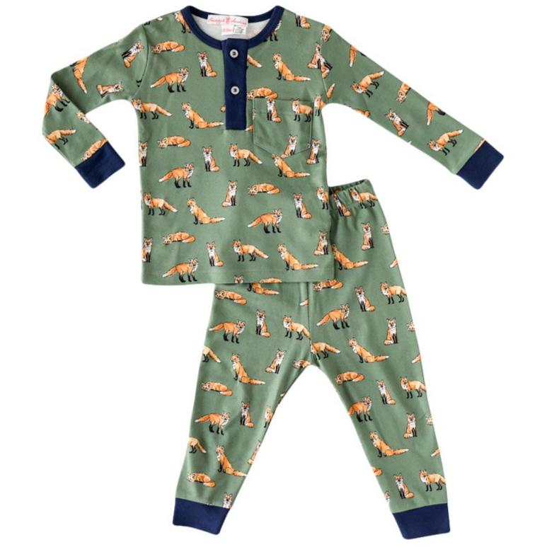 Green Fox 2-Piece Pajama