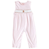 Pink Fox Smocked Romper