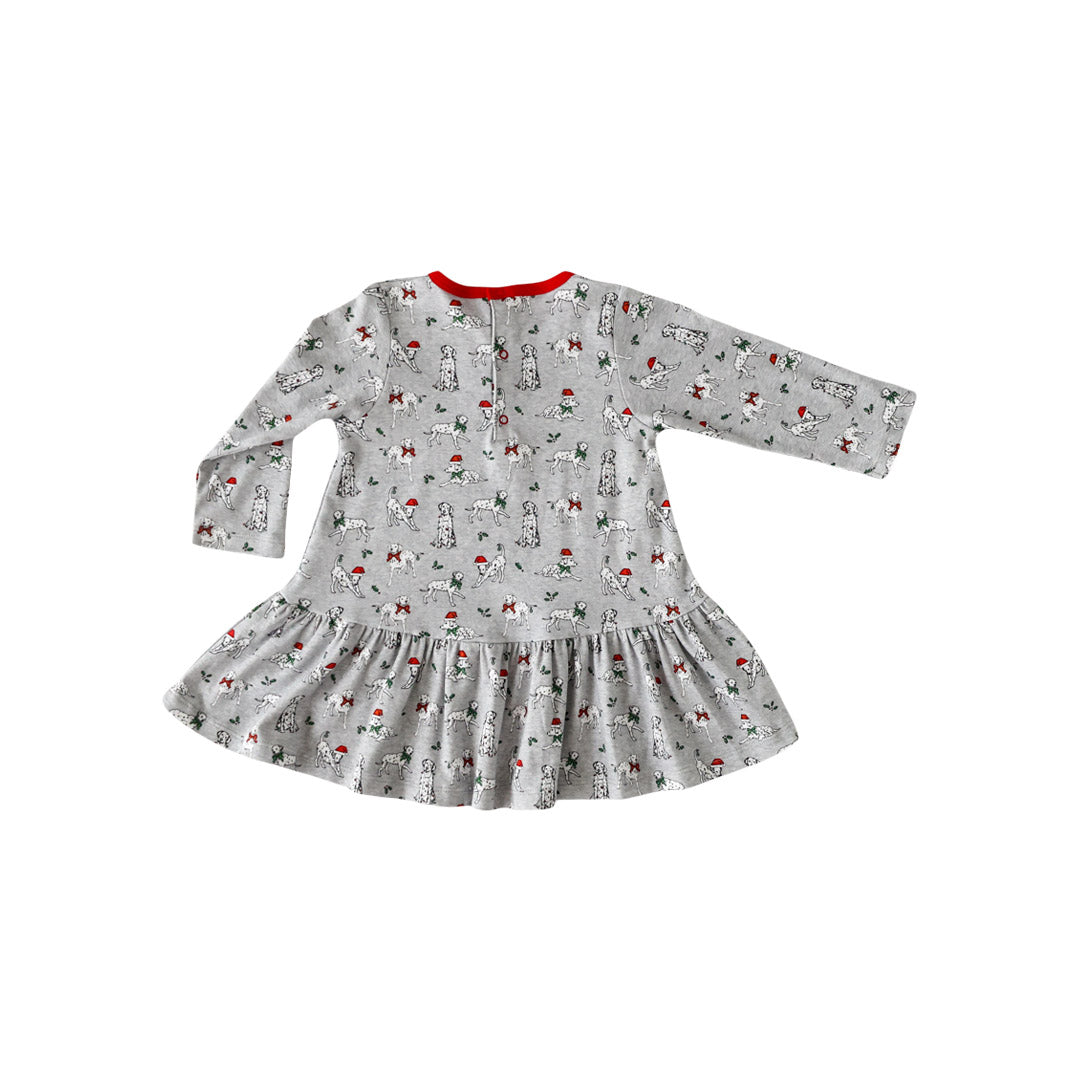 Holiday Dalmatian Swing Dress