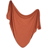 Snuggle Swaddle - Ribbed Rust