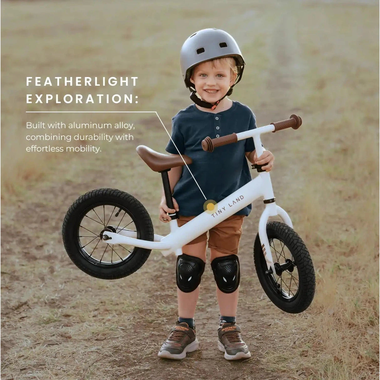 Tiny Land® Balance Bike - Milky White - HoneyBug 