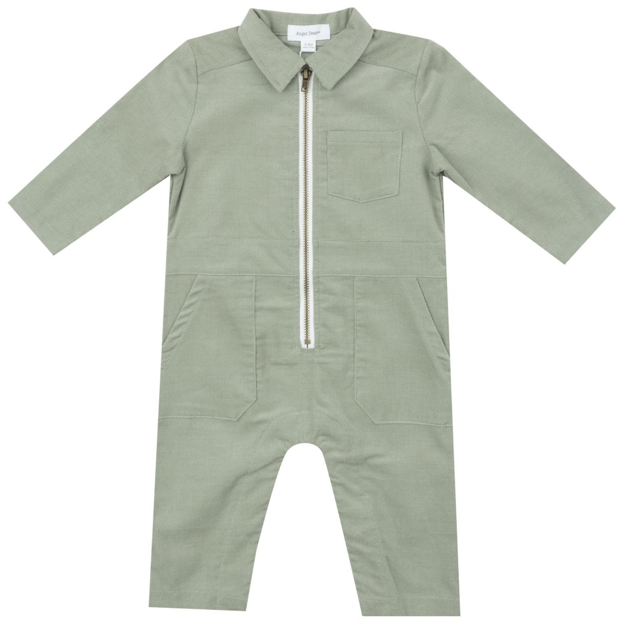 Retro Jumpsuit - Corduroy Desert Sage