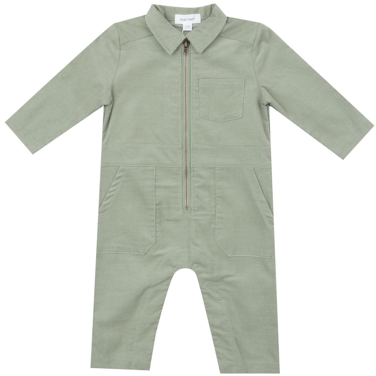 Retro Jumpsuit - Corduroy Desert Sage