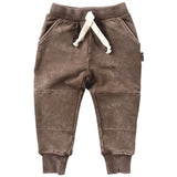 JOGGERS- Bark Snow Wash French Terry