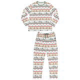 Adult L/S Loungewear Set W/ Pockets - Reindeer Fair Isle