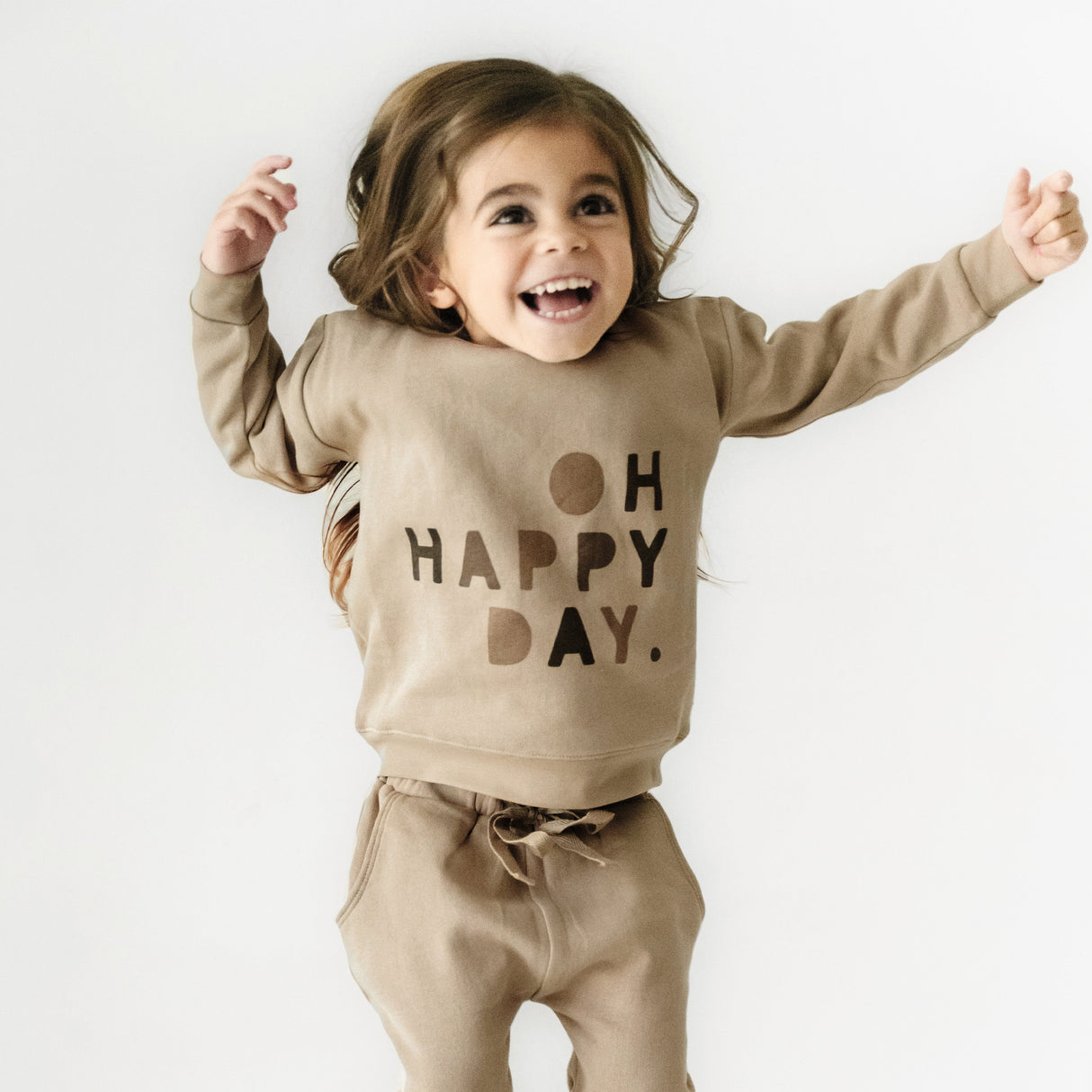 Organic Kids Sweatshirt - Happy Day