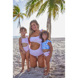 Seashell Sunset Two Piece Swimsuit - HoneyBug 