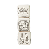 Kiboo Kids Blocks with Magnets - Robot Set - HoneyBug 