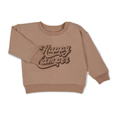 Organic Fleece Sweatshirt - Happy Camper