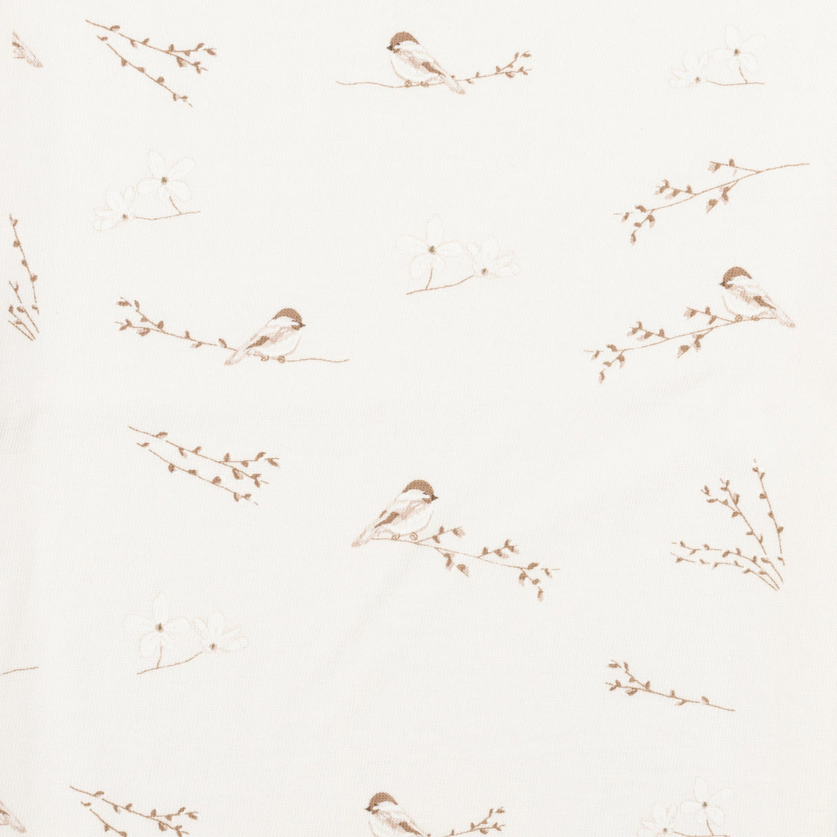 Jersey Cotton - Vintage Birds Collection - Footie - HoneyBug 