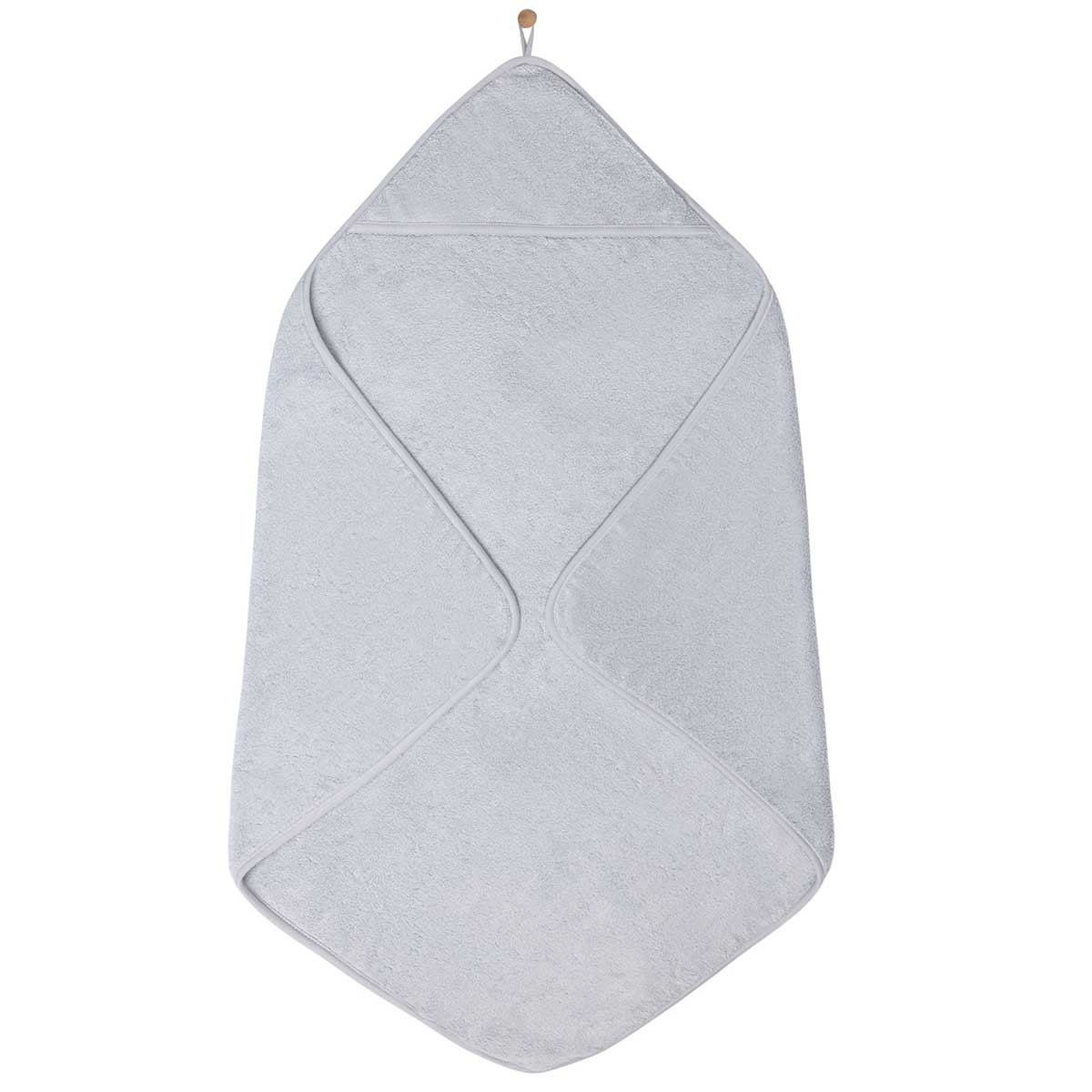 Hooded Towel & Washcloth - Misty Blue