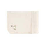 Jersey Cotton -Embroidered Collar Collection- Blanket - HoneyBug 