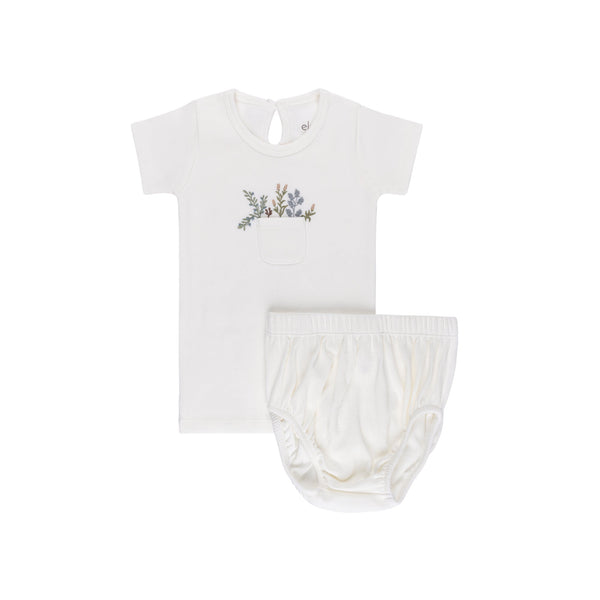 Pocket Full of Flowers Collection Top + Bloomer Boys - HoneyBug 