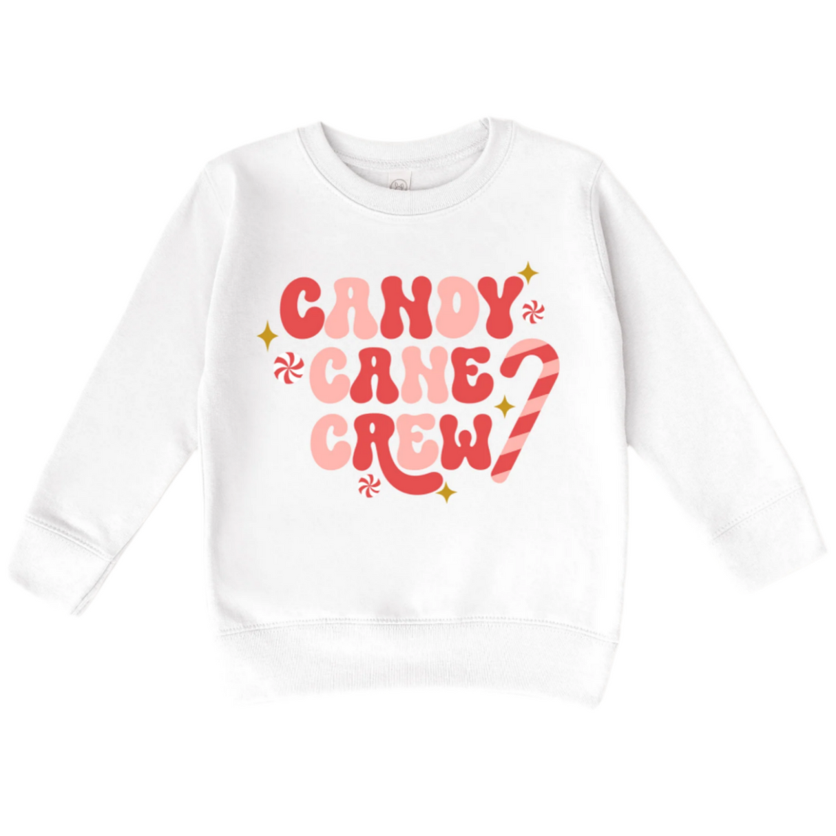 Candy Cane Crew Sweater