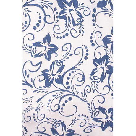 Ruched Bubble - Daffodil - Indigo on White  100% Pima Cotton by Feather Baby - HoneyBug 