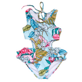 Mint Shell One Piece Swimsuit - HoneyBug 