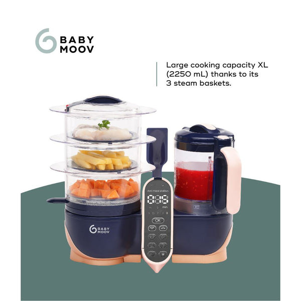 Duo Meal Station XL Baby and Toddler Food Maker + Free Silicone Bowl & Spoon - HoneyBug 