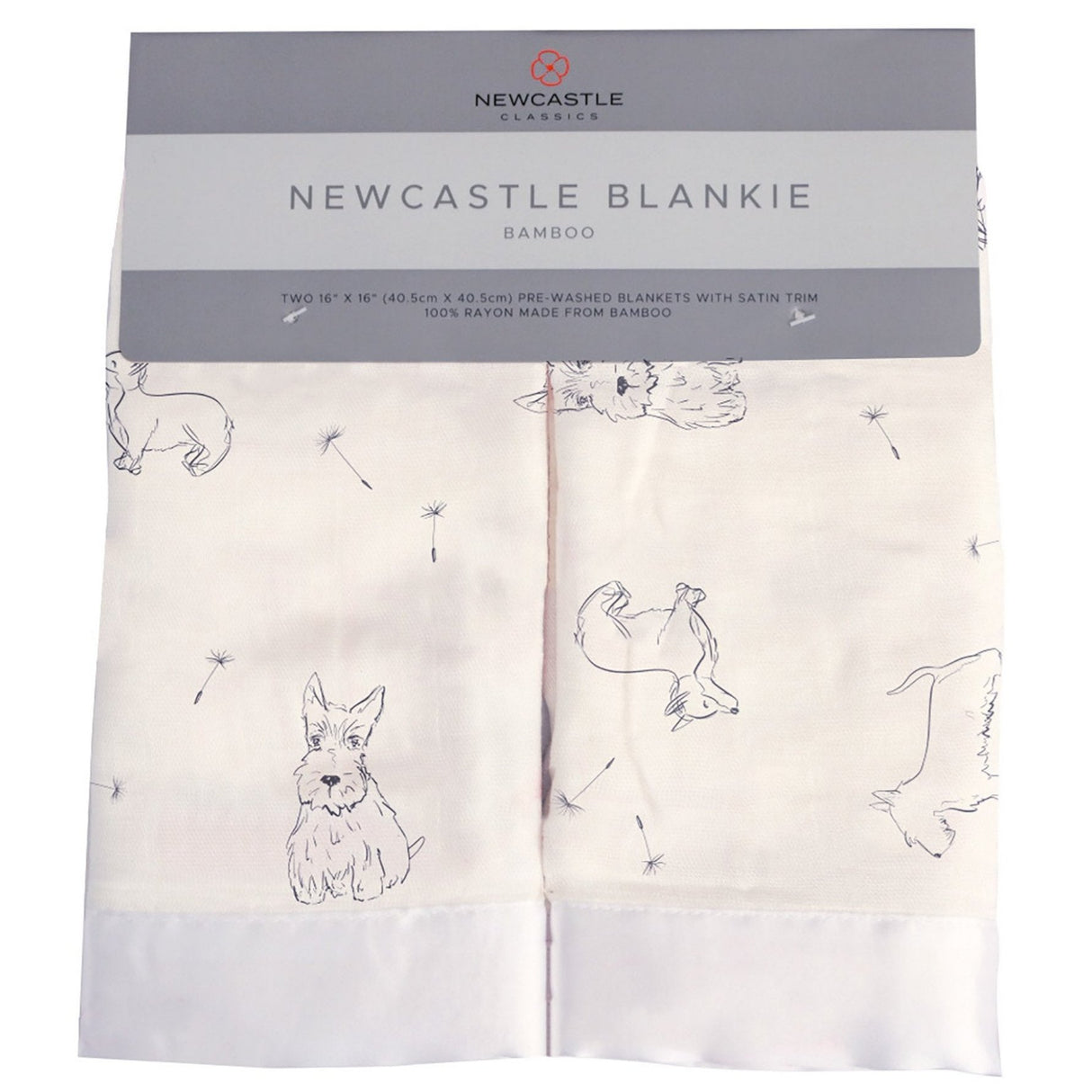 Corgi Bamboo Muslin Security Baby Blankie