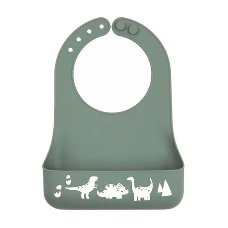 Dino Rawr Little Bites Bib - HoneyBug 