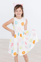 Sprinkle Donut Tank Twirl Dress