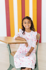 School Days 3/4 Ruffle Twirl Dress