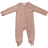 Dusty Rose Bamboo Footed Zipper