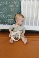 Stone Bamboo Stretch Crib Sheet